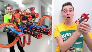 My Brother Tricked Me into Extreme Nerf Battle