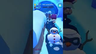 Talking Tom Hero Dash Arctic Angela Collect 3 Coins Bags Funny Race OutFun Gameplay #Shorts