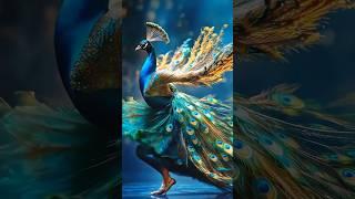 Peacock dance #animation #Ai animation #shorts #viralshorts #tredingshorts #ytshorts