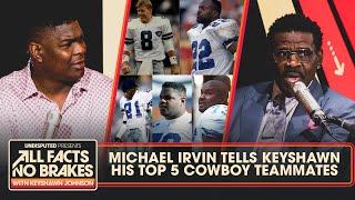 Michael Irvin’s Top 5 Dallas Cowboys: Deion Sanders, Troy Aikman, Larry Allen | All Facts No Brakes