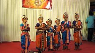 Quthbulapur Pragatools colony||Kid's Bhartanatyam dance performance at Navaratri festival