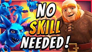 WIN USING 2% OF YOUR BRAIN with GIANT BALLOON FREEZE! — Clash Royale