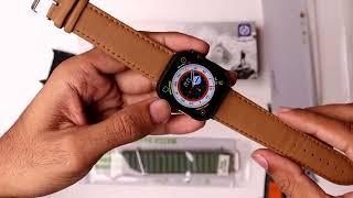 How to Install Leather Straps in T800 Ultra Smart Watch