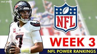 NFL Power Rankings: All 32 Teams Ranked Entering Week 3 Of 2024 NFL Season