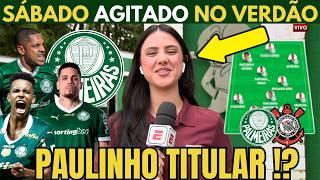 SÁBADO AGITADO NO VERDÃO! VITÓRIA LEITE TROUXE AS INFORMAÇÕES DO PALMEIRAS.