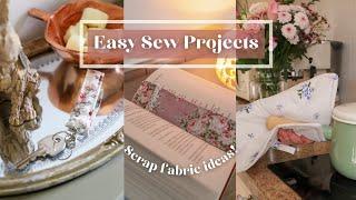 Easy sew, beginner-friendly sewing projects, perfect for using your scrap fabric!