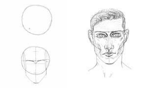 Portrait Drawing Practice/Loomis method head drawing