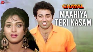 Maahiya Teri Kasam | Ghayal | Sunny Deol & Meenakshi Sheshadri | Lata Mangeshkar & Pankaj Udhas