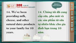 [TOEIC SPEAKING] - Luyện tập phần READ THE TEXT ALOUD với phương pháp SHADOWING - Phần 1