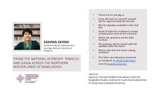 Sahana Ghosh | Fixing the National Economy: Tobacco & Ganja across the northern border of Bangladesh