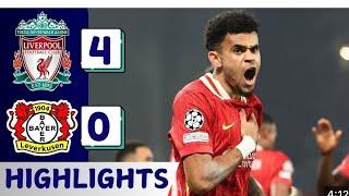 Liverpool vs Bayer Leverkusen 4-0- All Goals & Highlights -2024