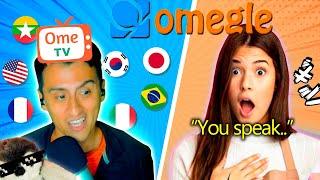 Mexican guy goes on Omegle - makes polyglot friend speaking multiple languages