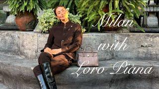 (Milan Vlog) Wearing Beautiful Clothes and Staying in Beautiful Places (Feat: Loro Piana)