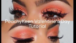 Peachy V Day Tutorial || Kylie Cosmetics Royal Peach Palette