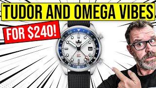 Tudor and Omega Vibes for $240! Phoibos Eagleray GMT is a Winner!!!