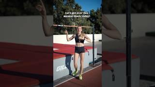 Overcoming high jump mental block! #trackandfield