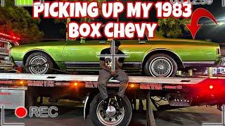 PICKING UP MY 1983 BOX CHEVY!!! GOT THE WRONG PAINT***