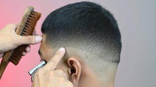 Cara membuat skin fade pada rambut bergumpal - Barber Tutorial - Mens Haircut