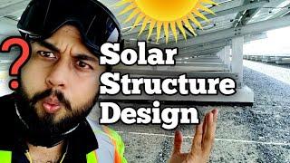 Solar Plant Structure Calculation | Design Safety | Testing