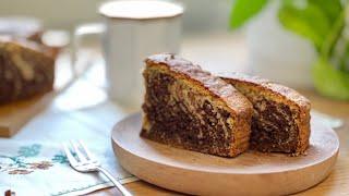 Zebra cake recipe/ it’s soft and fluffy /simple to make it at home/ cooking by ghazaleh