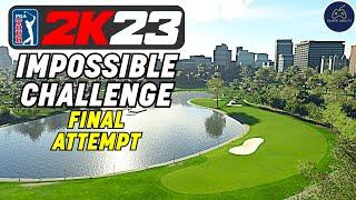 THE FINAL ATTEMPT! Central Park IMPOSSIBLE CHALLENGE in PGA TOUR 2K23!