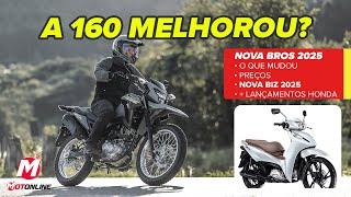 BROS, as mudanças valem o novo preço? Veja o que também MUDOU NA BIZ 125 | | Novas Honda Modelo 2025