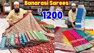 Ramzan Special Pure Malai Silk Banarasi Partywear Sarees At OFFER PRICES Single Courier