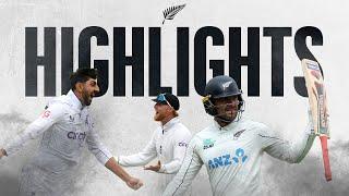 Blundell Ton Leads New Zealand Fightback | Highlights | New Zealand v England 2nd Test Day 3