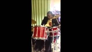 Paralyzed Drummer Shares His Gift and Testimony on Drums! Very Inspiring!