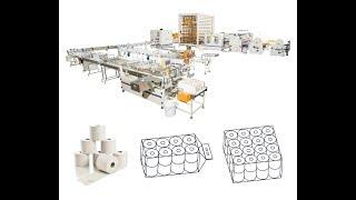 Full automatic color glue lamination small toilet tissue paper making machine production line