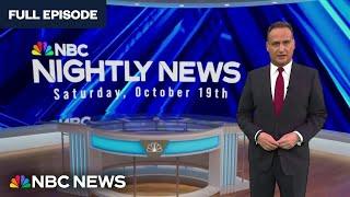 Nightly News Full Broadcast - Oct. 19