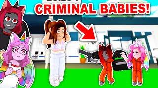 Becoming CRIMINAL BABIES With SUNNY In Brookhaven! (Roblox)