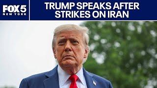LIVE: President Trump addresses nation after US bombs Iran nuclear sites