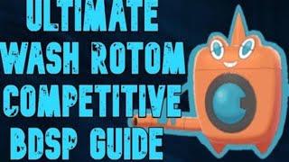 How To Use Wash Rotom VGC Competitive Rotom Wash Moveset Guide for Pokemon BDSP