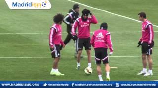 Real Madrid training ahead of Clasico