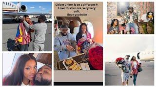 DAVIDO and CHIOMA Jet  to  MIAMI ON NEW YEAR DAY ,ISREAL ,OTHERS ENJOY PRIVATE JET TRIP.