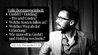 Macht eine GmbH + Holding wirklich Sinn?
