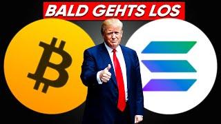 Trump Pump: Kommt JETZT der Bitcoin/Solana Hype?