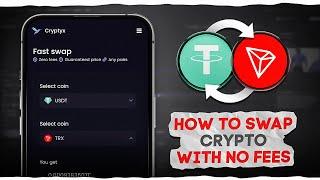 How to Swap Crypto with 0% Fees – No Fees on Bitcoin, ETH, TRX, USDT!