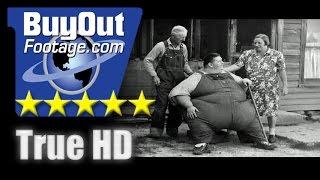 HD Historic Stock Footage World's Heaviest Man At 700 Pounds