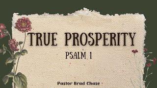 True Prosperity - Psalm 1 - 2/16/2025