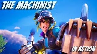 The Machinist Fortnite Skin IN ACTION (featuring "Fire and Steel" Lobby Music)