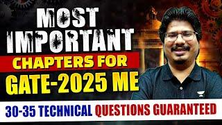 GATE-2025 Questions Will Come From These Chapters | Put Extra Efforts On These Important Chapters