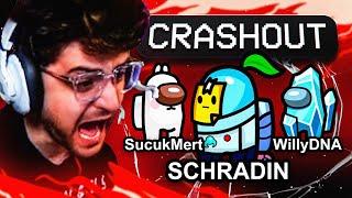 DER HEFTIGSTE CRASHOUT IN AMONG US! mit Mert, Schradin, Willy, Danny, Eldos & Co.!XXL FOLGE