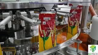 AUTOMATIC ROTARY POUCH PACKING MACHINE_TOMATO SAUCE