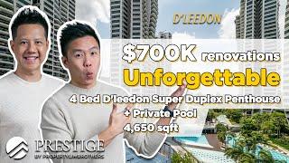 Inside a $7.8M D'Leedon Super Duplex Penthouse Home Tour with PLB | Private Pool   (Melvin & Adrian)