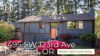 SOLD | 1495 NW 123rd Ave Portland | Modern Split Level In Cedar Mill