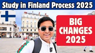 Study in Finland Process 2025 | New Immigration Law | Big Changes | Student Visa | IELTS | Gap| Jobs