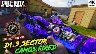 D1.3 SECTOR CAMOS FIXED  EASY DARK MATTER  CALL OF DUTY: BLACK OPS 6