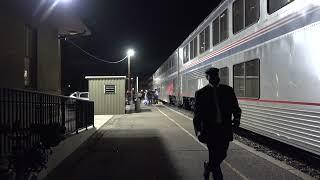 A Calif. Zephyr in Ft. Morgan on 20SEPT2024 (Hollywood Magic Day)